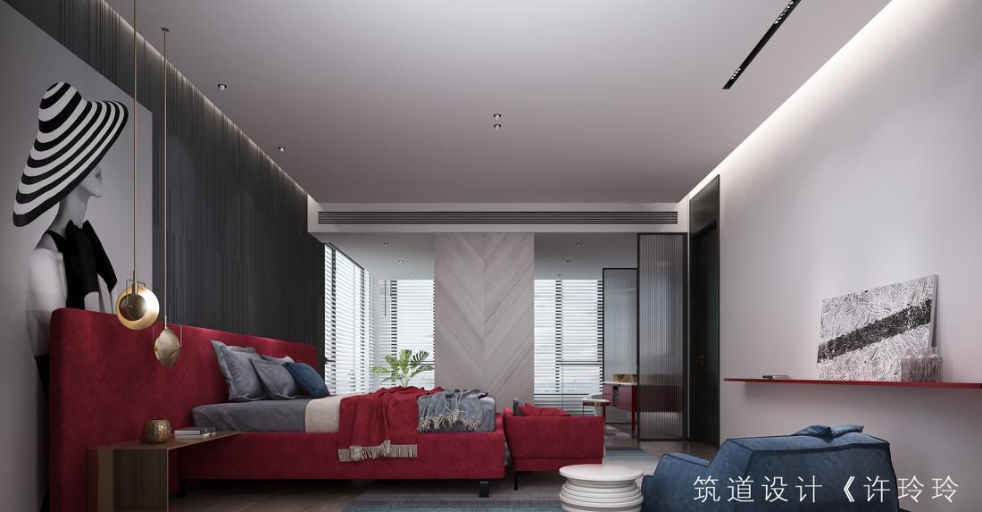 极简黑白灰,演绎现代艺术空间-17