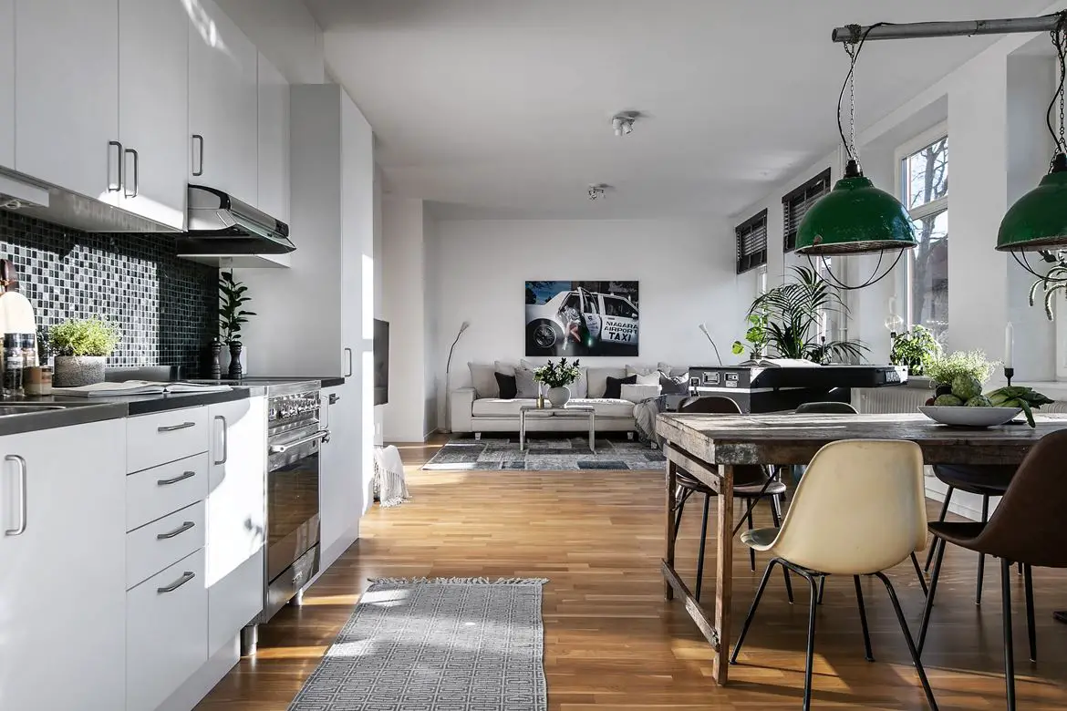 瑞典家庭公寓的创意设计亮点-8