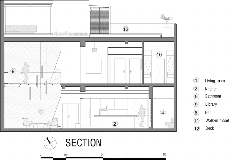 越南胡志明市顶层公寓现代工业设计-21
