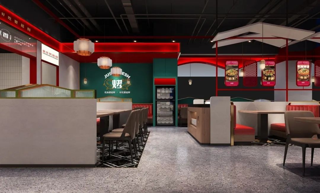 趁鲜·黑豆花烤鱼丨中国厦门丨厦门一横一竖设计工程有限公司-26