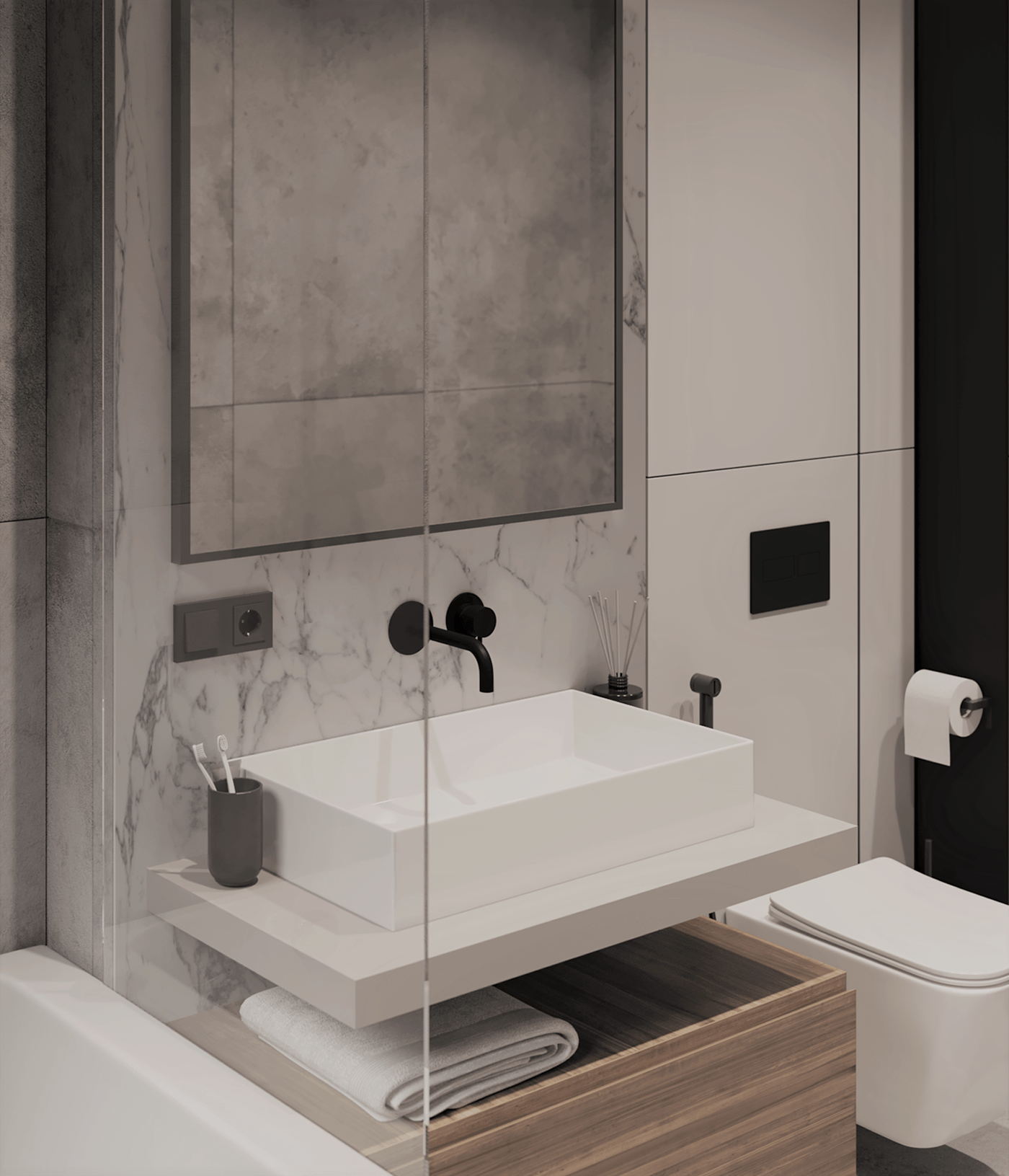 灰色系住宅设计 这样设计精致又优雅-11