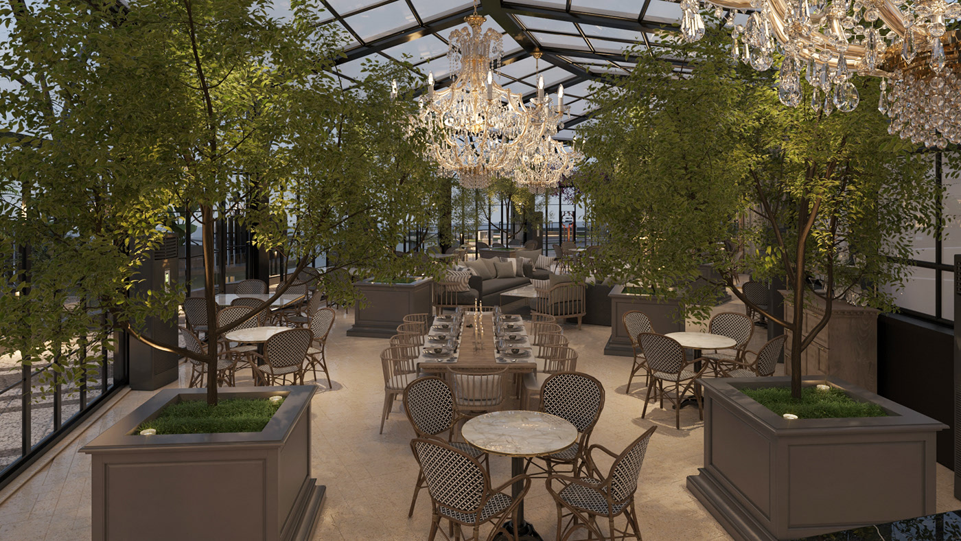 乐卡菲餐厅丨NINETR DESIGN HOUSE-21