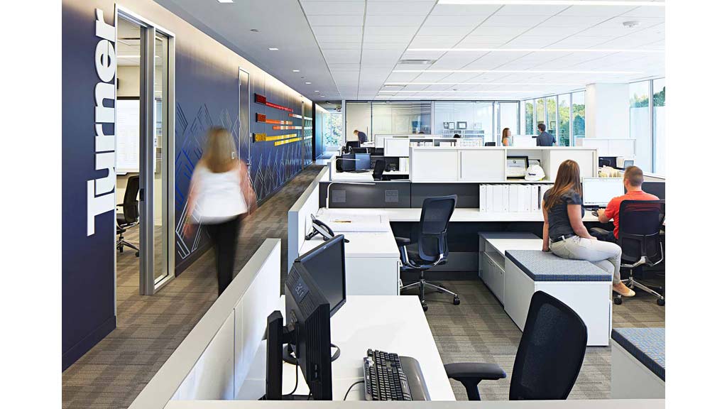 打造环保、多功能、协作的办公空间——Turner Construction Charlotte 项目-4