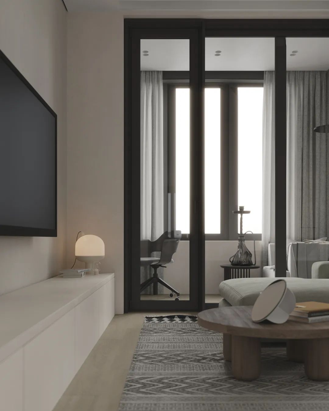 奶白色极简主义设计丨美国纽约丨Tetiana Aleksandrenko-31