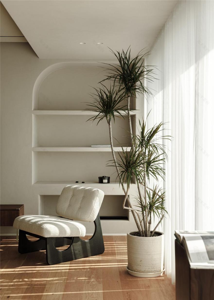 三代同堂的微水泥中古家-11