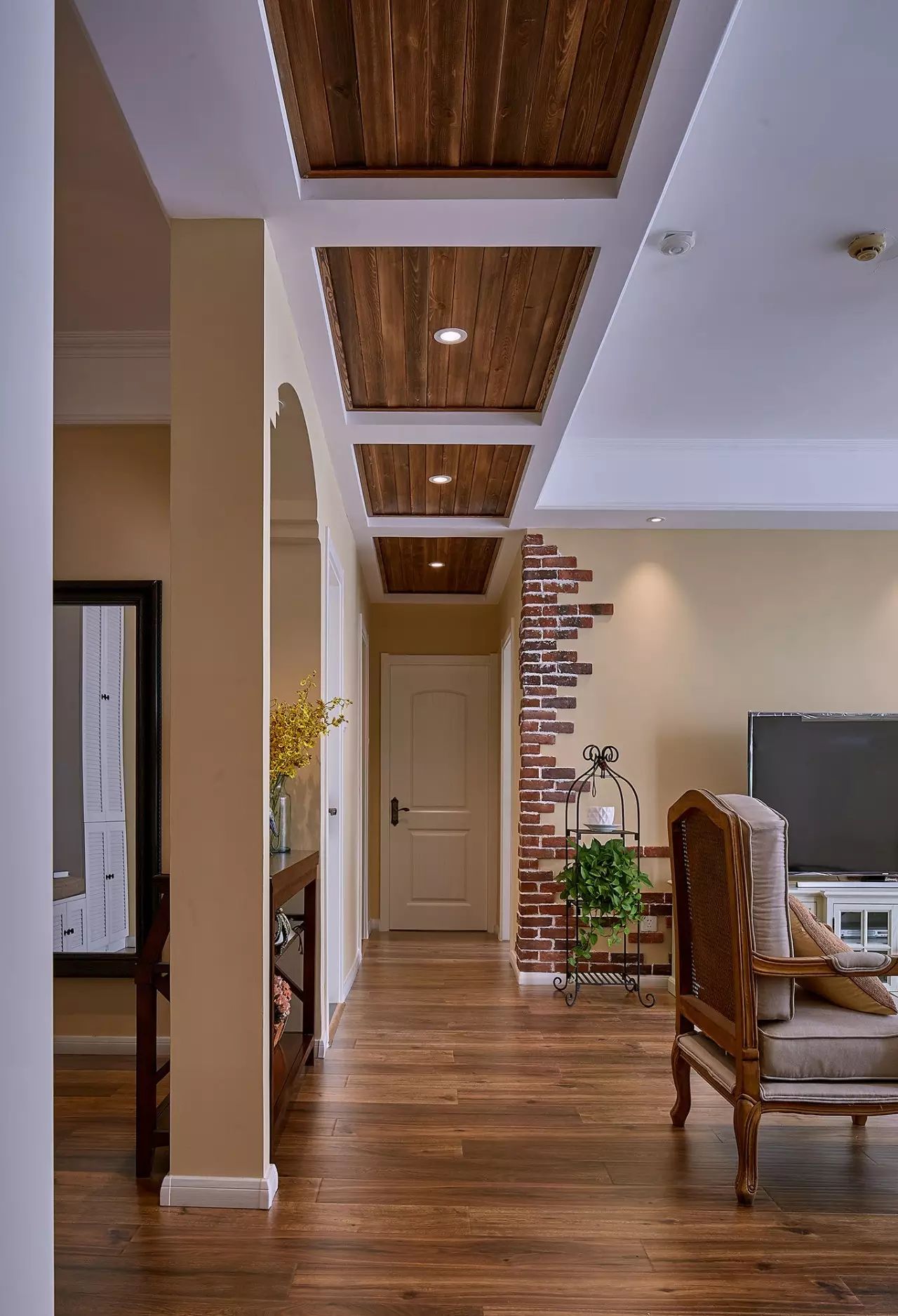 天津海逸长洲美式混搭风设计 | 金色的麦浪，轻柔的话语-30