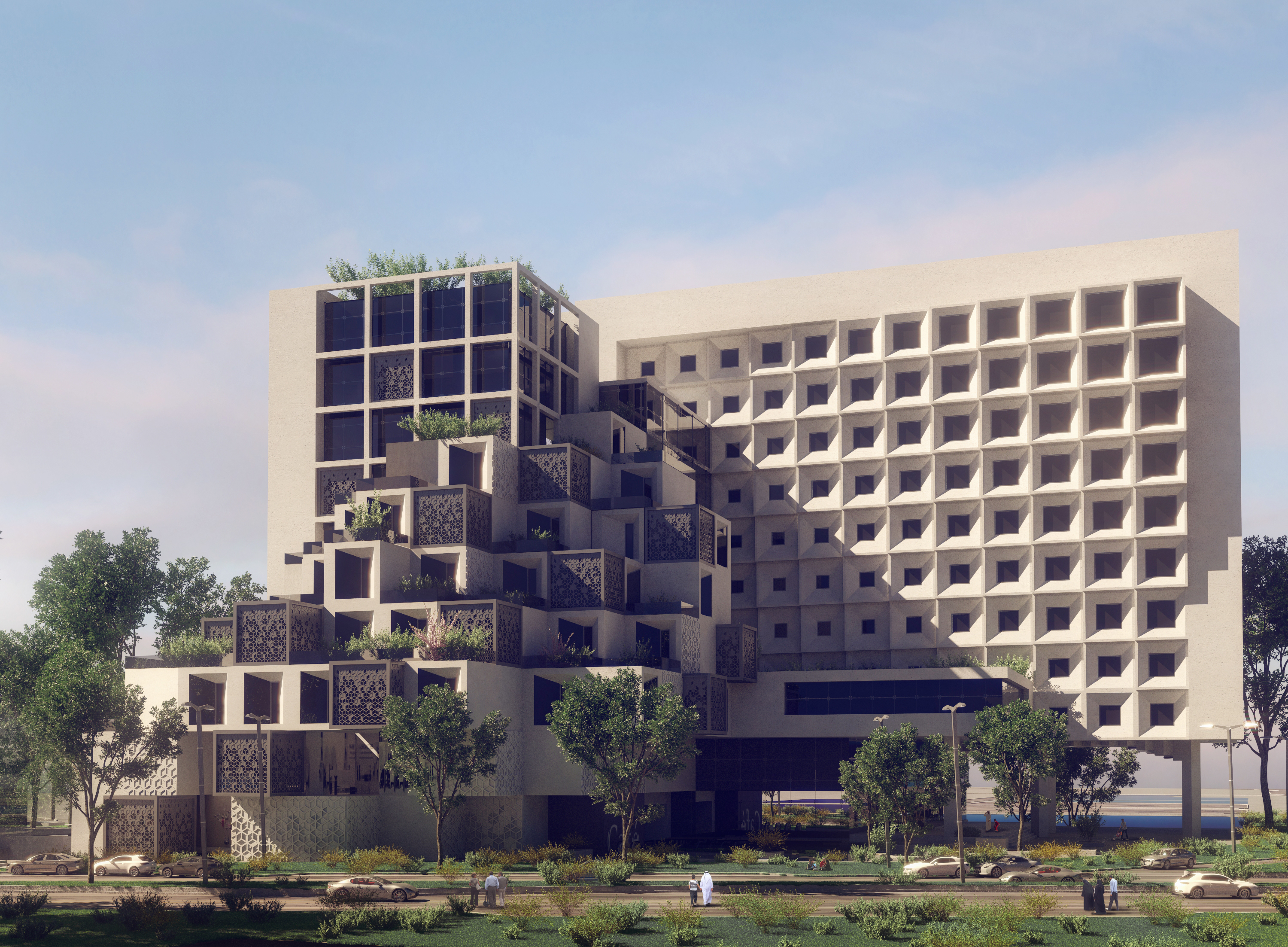 旧城新生的绿色综合体设计-26