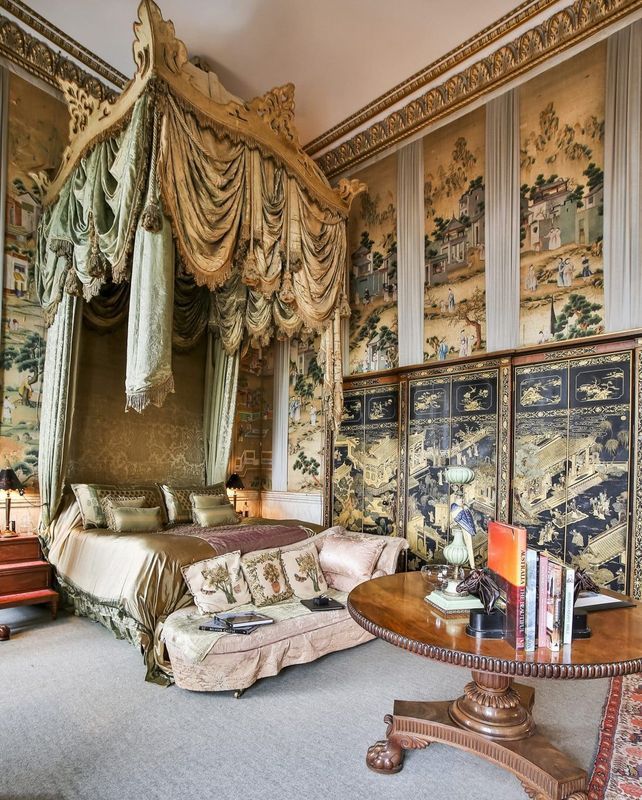 Замок Бельвуар, интерьеры в стиле историзм - 40 фото-59