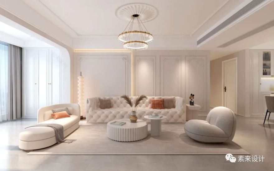 漓江郡府金桂府 · 法式轻奢浪漫居所设计丨素来设计-14