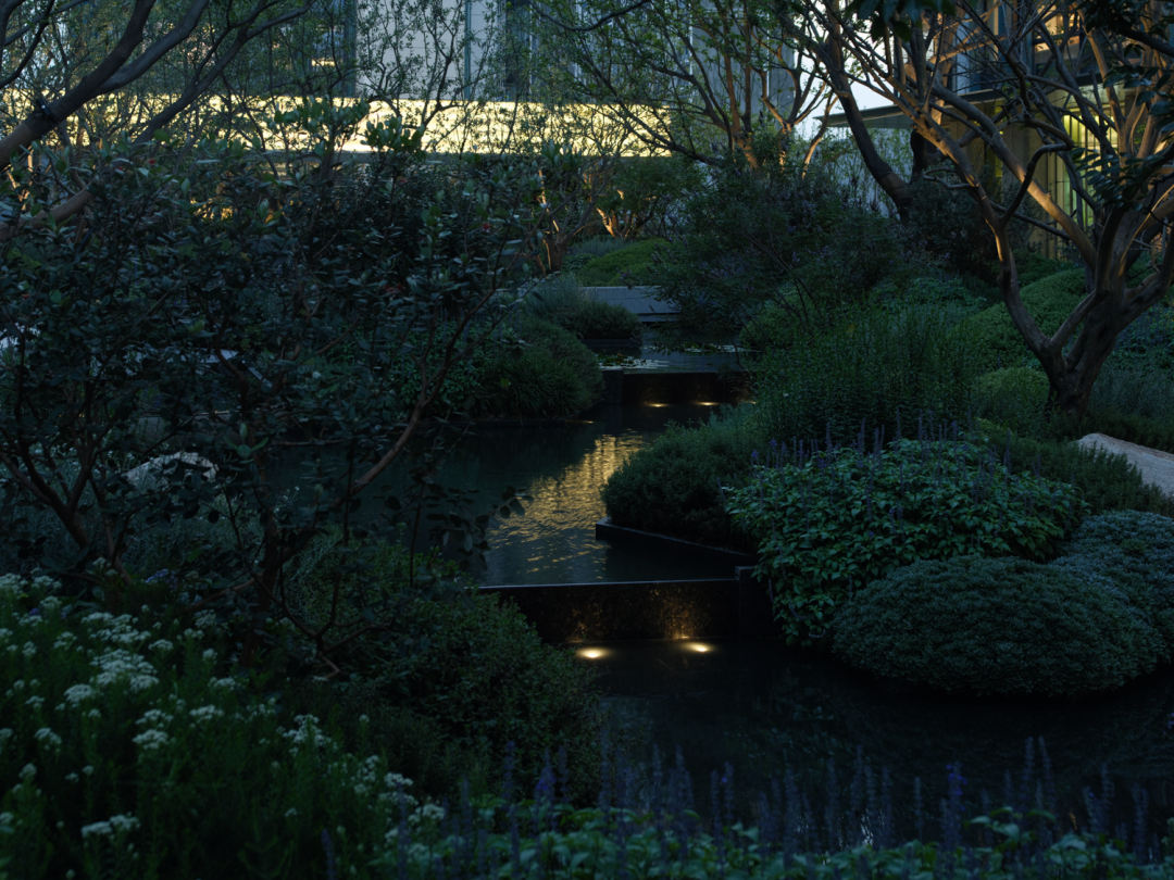 在蓝绿森境里，续写自然与轻奢的故事——华润置地时代之城二期花境-52