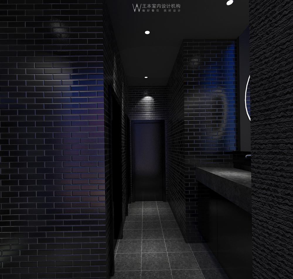 
西安回到未来羊肉串烧烤店装修设计 -7