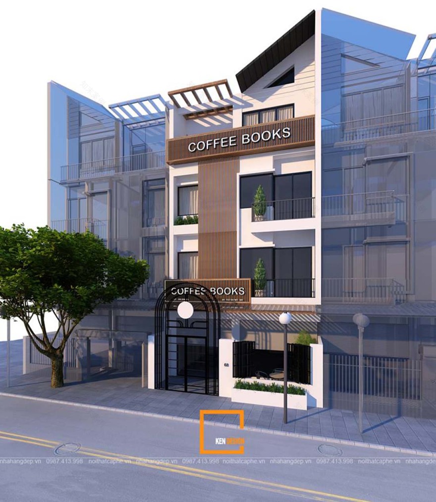 Coffee Books FLC Đại Mỗ咖啡馆设计丨Ken Design-27