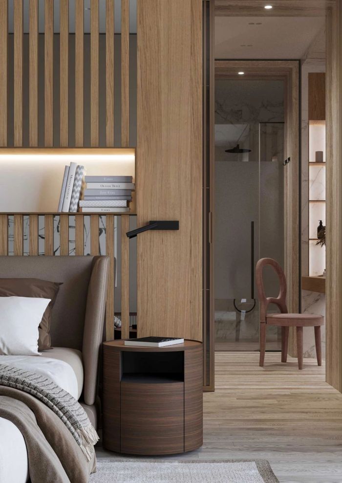 原木空间现代住宅丨Ab Architects-37