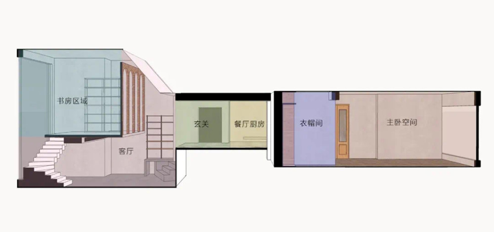 89㎡奇葩户型变身双层别墅丨墨菲空间研究社-58