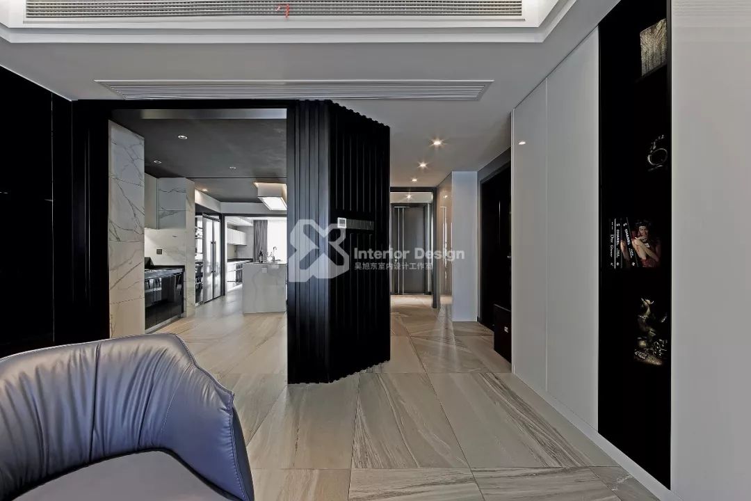 黑白极简,打造 330㎡顶层复式梦空间-76