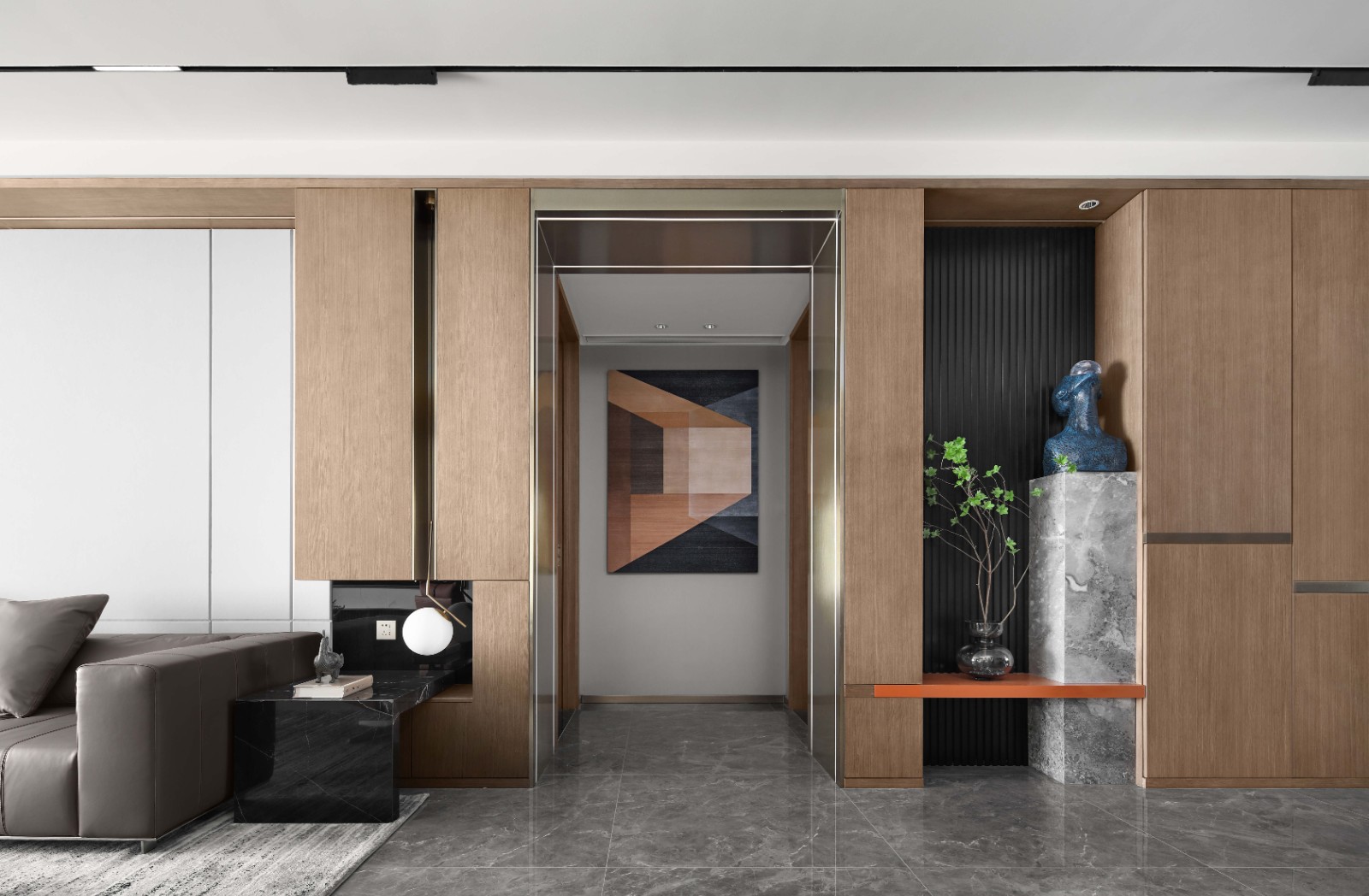 斑斓空间作品:优雅精致的灰调空间-7