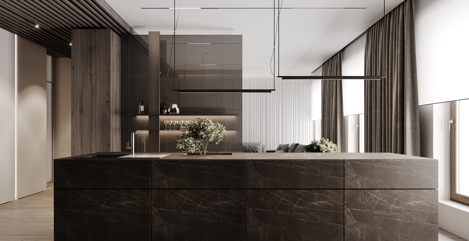 115平 现代极简空间设计！-4