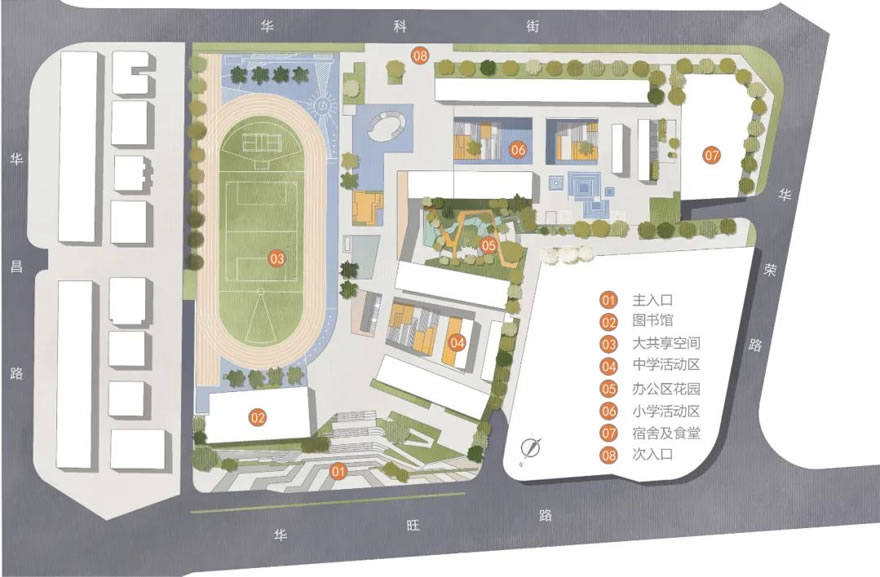 深圳市龙华区第二外国语学校丨中国深圳丨GND杰地景观-73