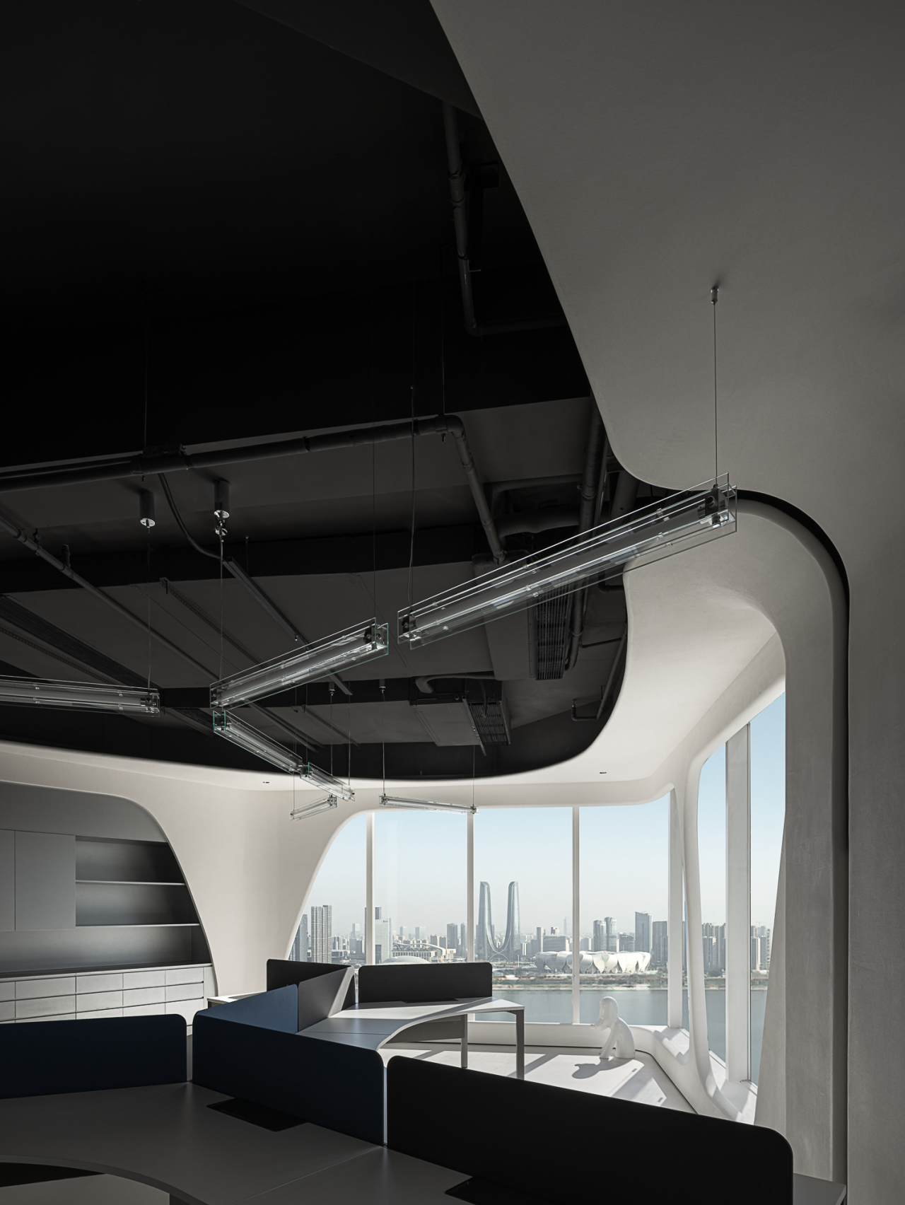 新作|池陈平:云巅造境,引水入席丨中国杭州丨OTL本体建筑空间设计-68