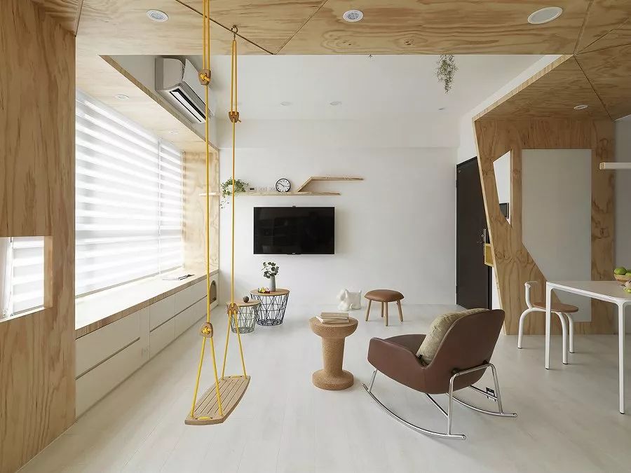 台湾原木风亲子宅设计 | WOW！游乐园-23