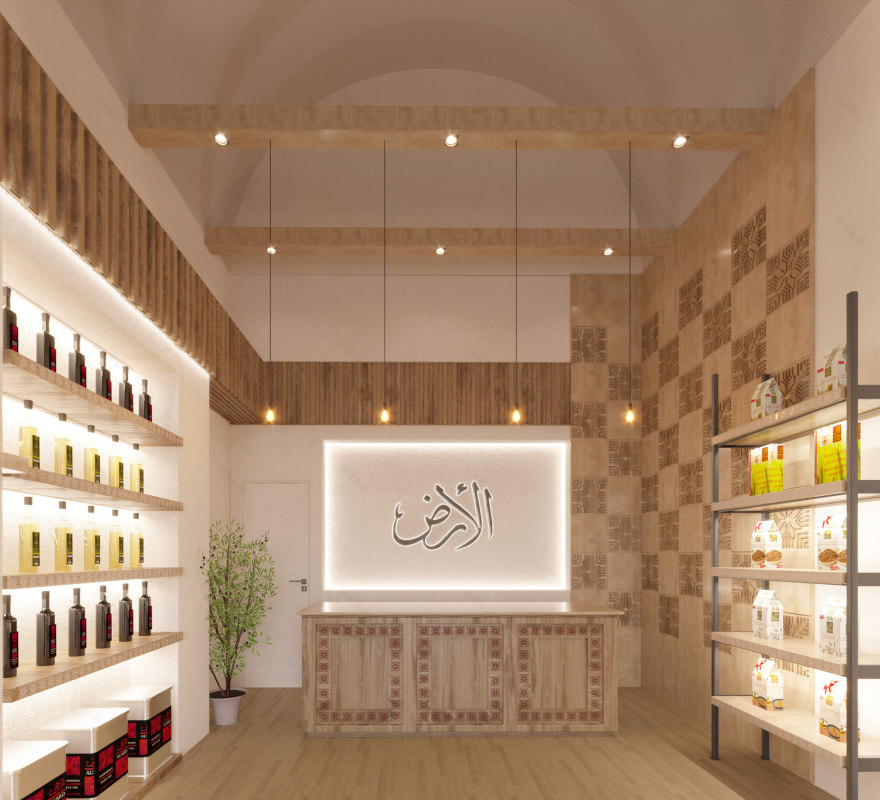 巴勒斯坦农产品商店室内设计-23