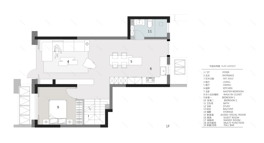 现代人文三层洋房设计丨中国郑州丨乐辰设计-37
