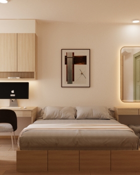 DAT HOUSE - A Warm Modern Apartment Design