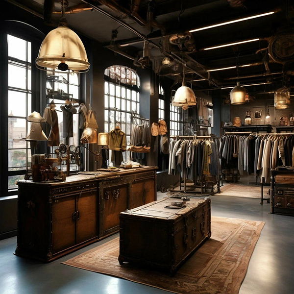 Оформление магазина в стиле стимпанк.4-5