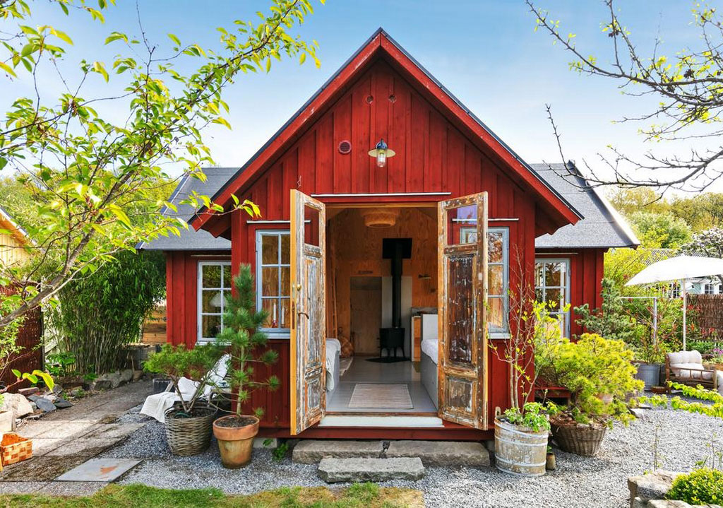瑞典夏日小木屋 | 内外皆惊喜的温馨空间-17