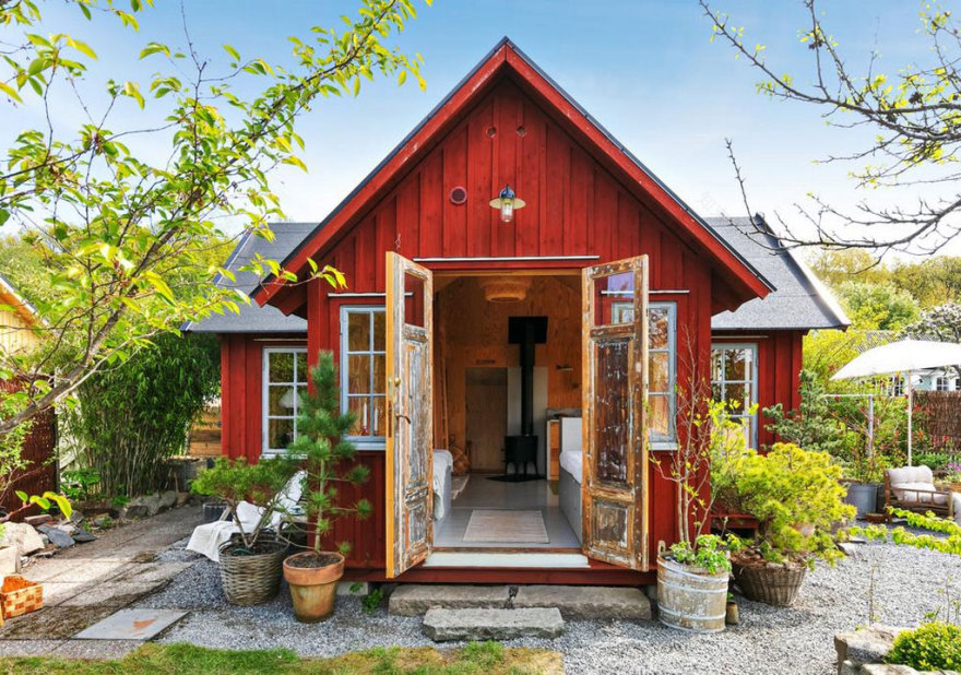 瑞典夏日小木屋 | 内外皆惊喜的温馨空间-17