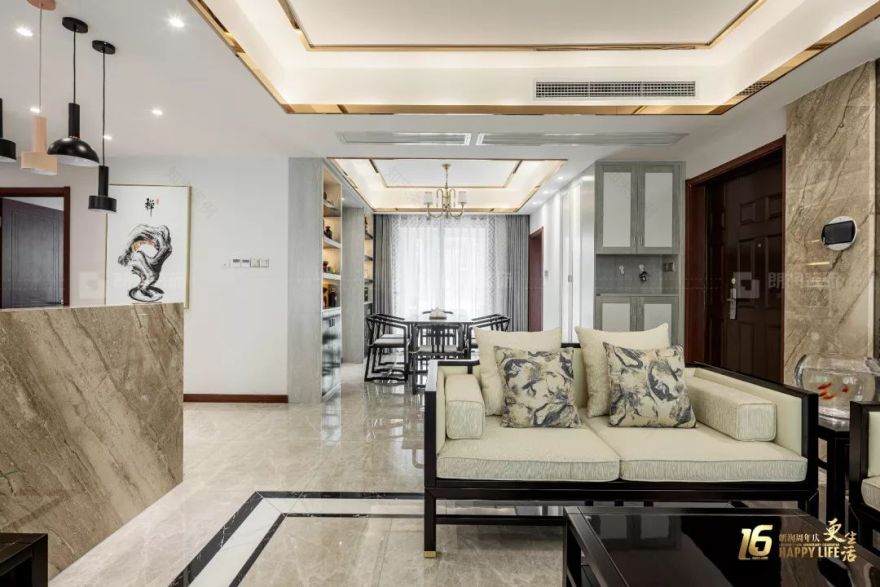 成都龙湖听蓝湾新中式家居设计,优雅轻奢致敬历史传承-54