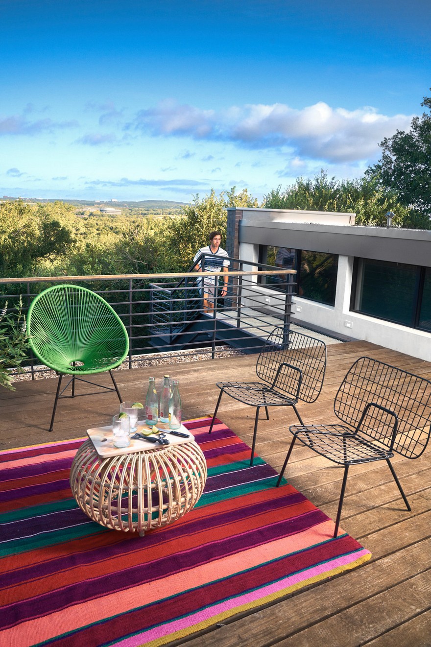 奥斯汀巴顿山社区的中世纪住宅改建-- 增设-18