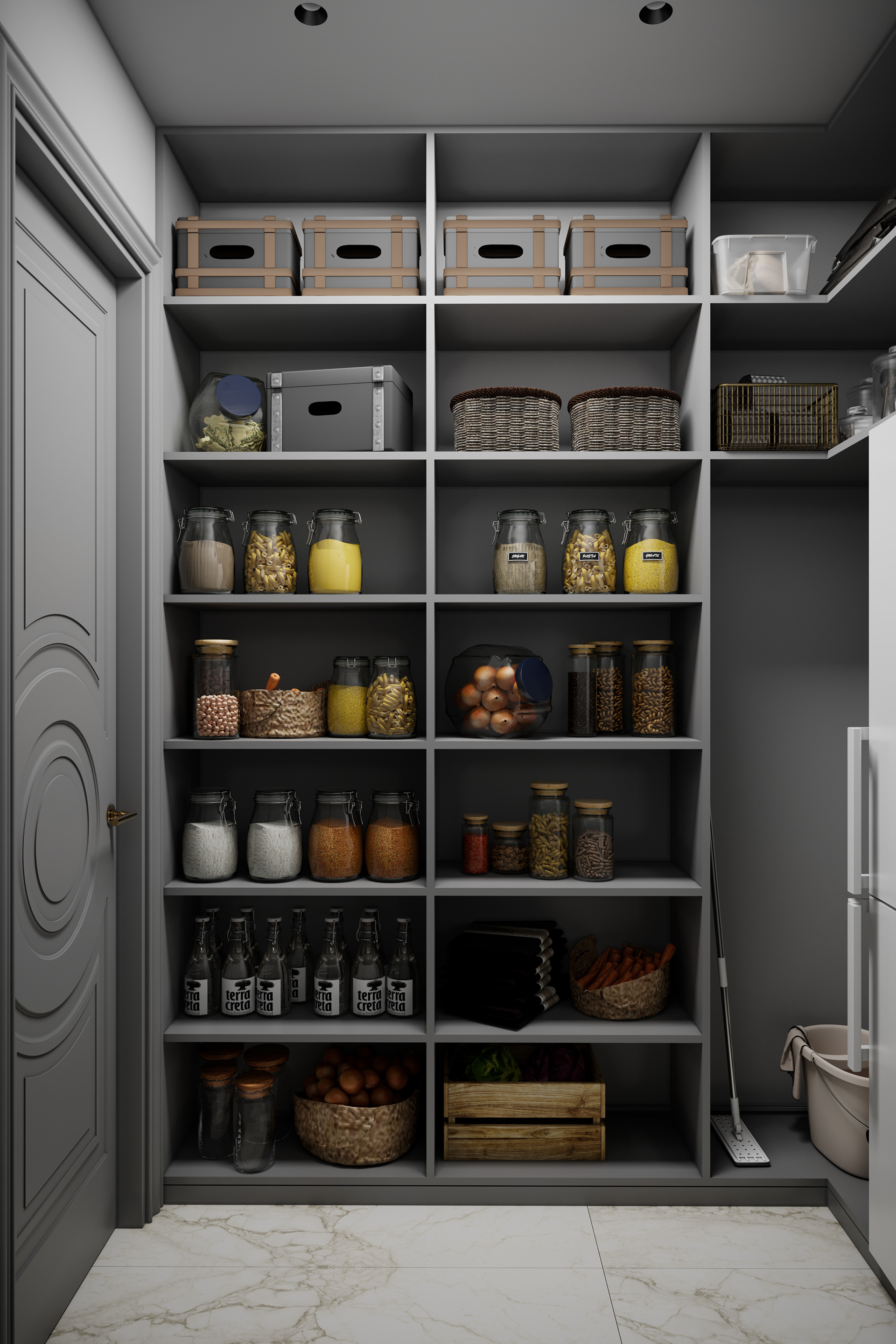 ЖК "RiverSky" 三室公寓可视化项目丨俄罗斯莫斯科-15