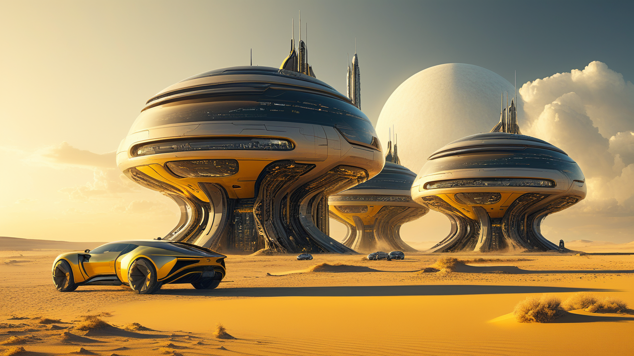 未来科技 荒漠之城-2