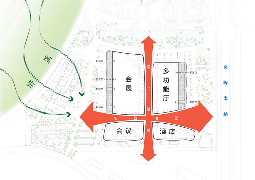 安吉国际会展中心丨中国湖州丨法何斐德,启迪,公和,ACD艺城等公司-35