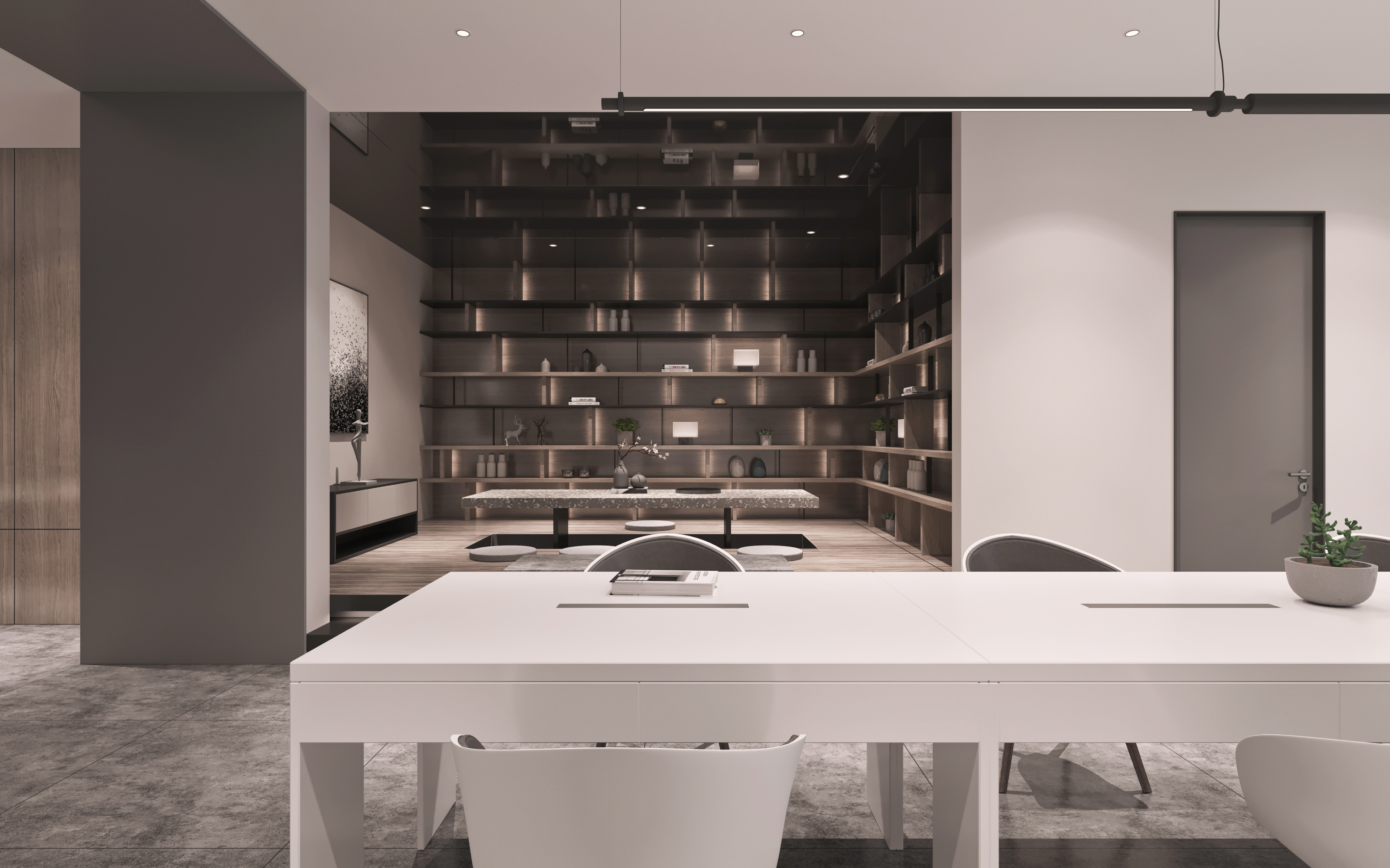 川木制造全案设计中心 | 极简工业风打造 280 平商业展厅-17