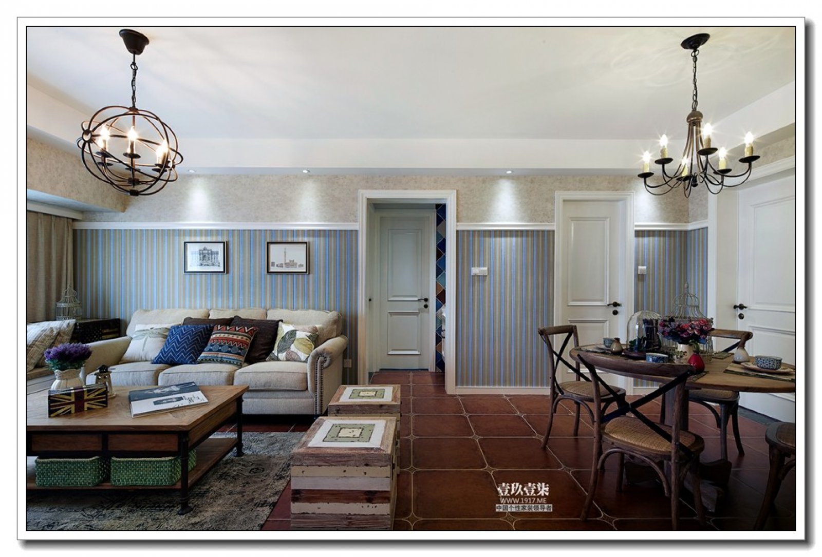 美式乡村风格住宅设计-14