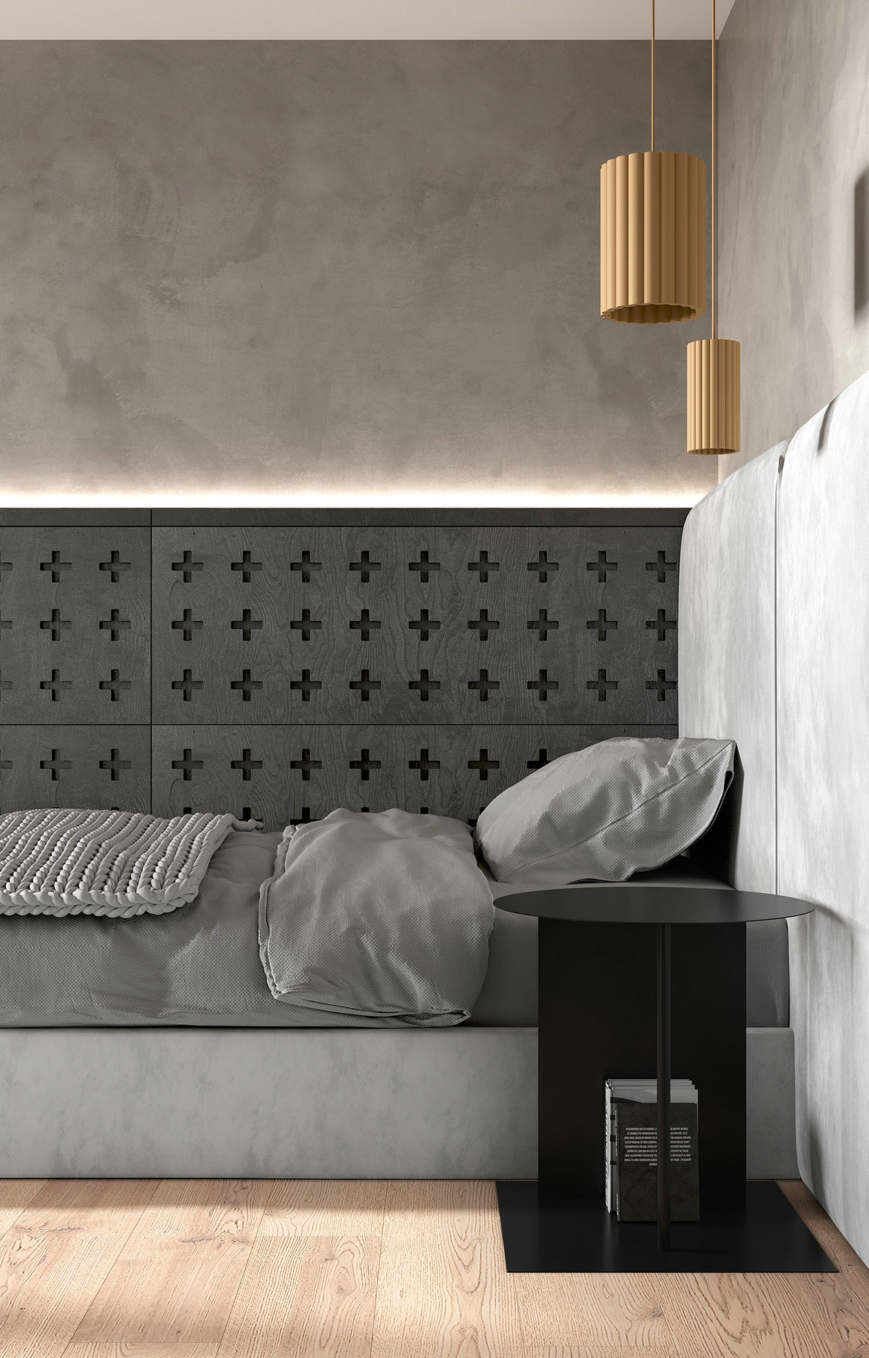 90㎡极简风公寓设计-26