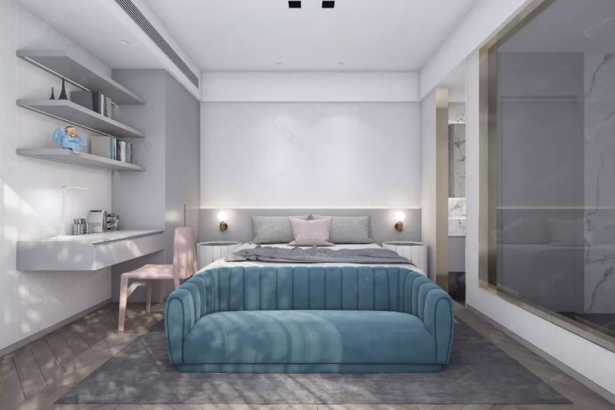 现代苏州万科大家三口之家,轻西式生活空间-40