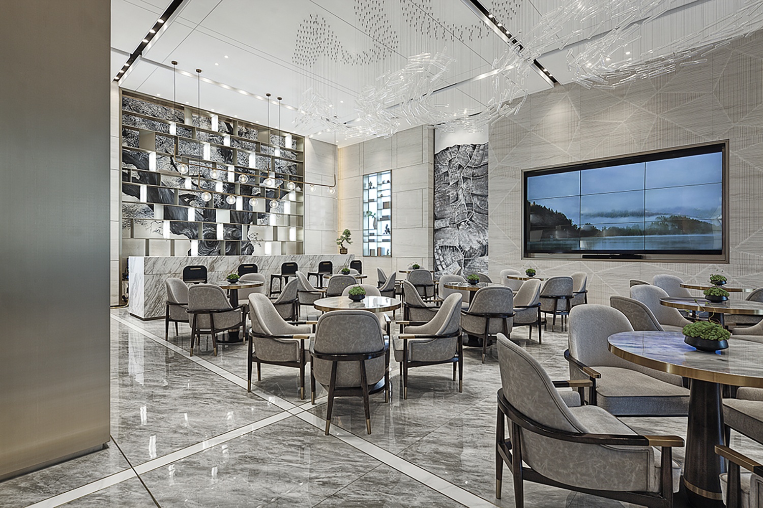 万象湖·售楼处丨中国惠州丨观复营造-25