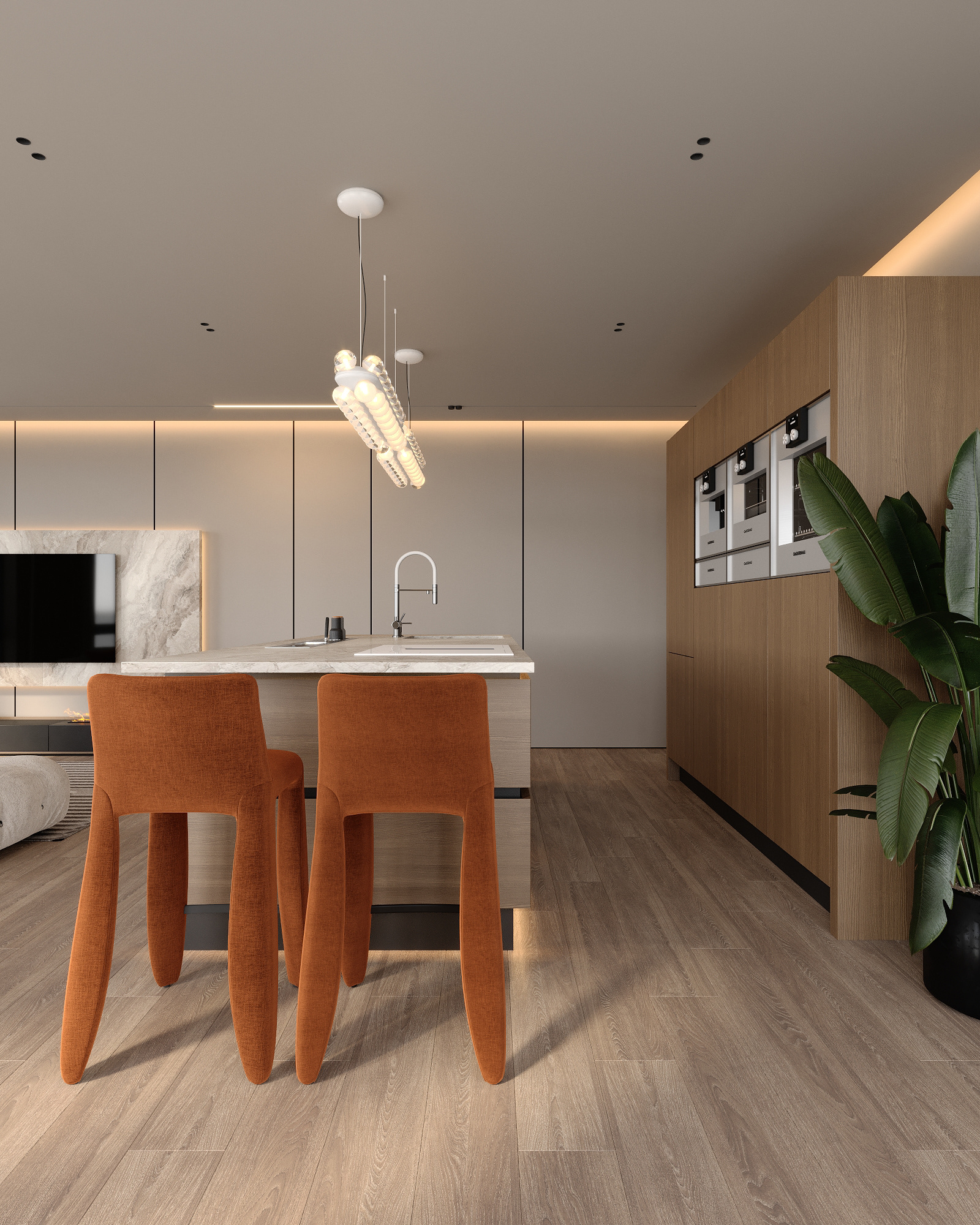 现代风格大型舒适公寓丨乌克兰丨Bodes studio-31