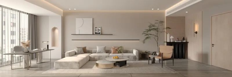 四季康城现代休闲风设计,打造自然光影互动空间-117