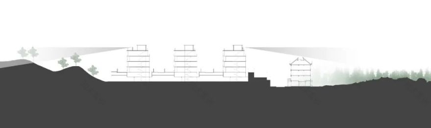 现代叠院建筑丨是然建筑摄影-57