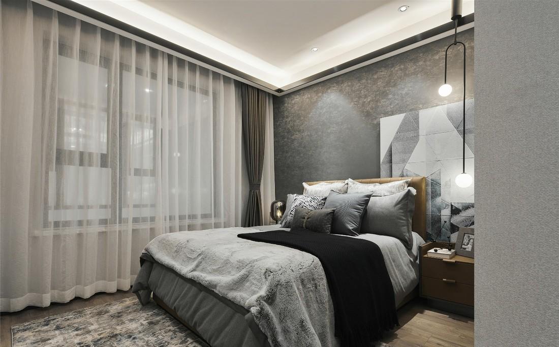 ML·A 设计 | 水墨清欢 玄关,金属与自然纹理的完美融合-50