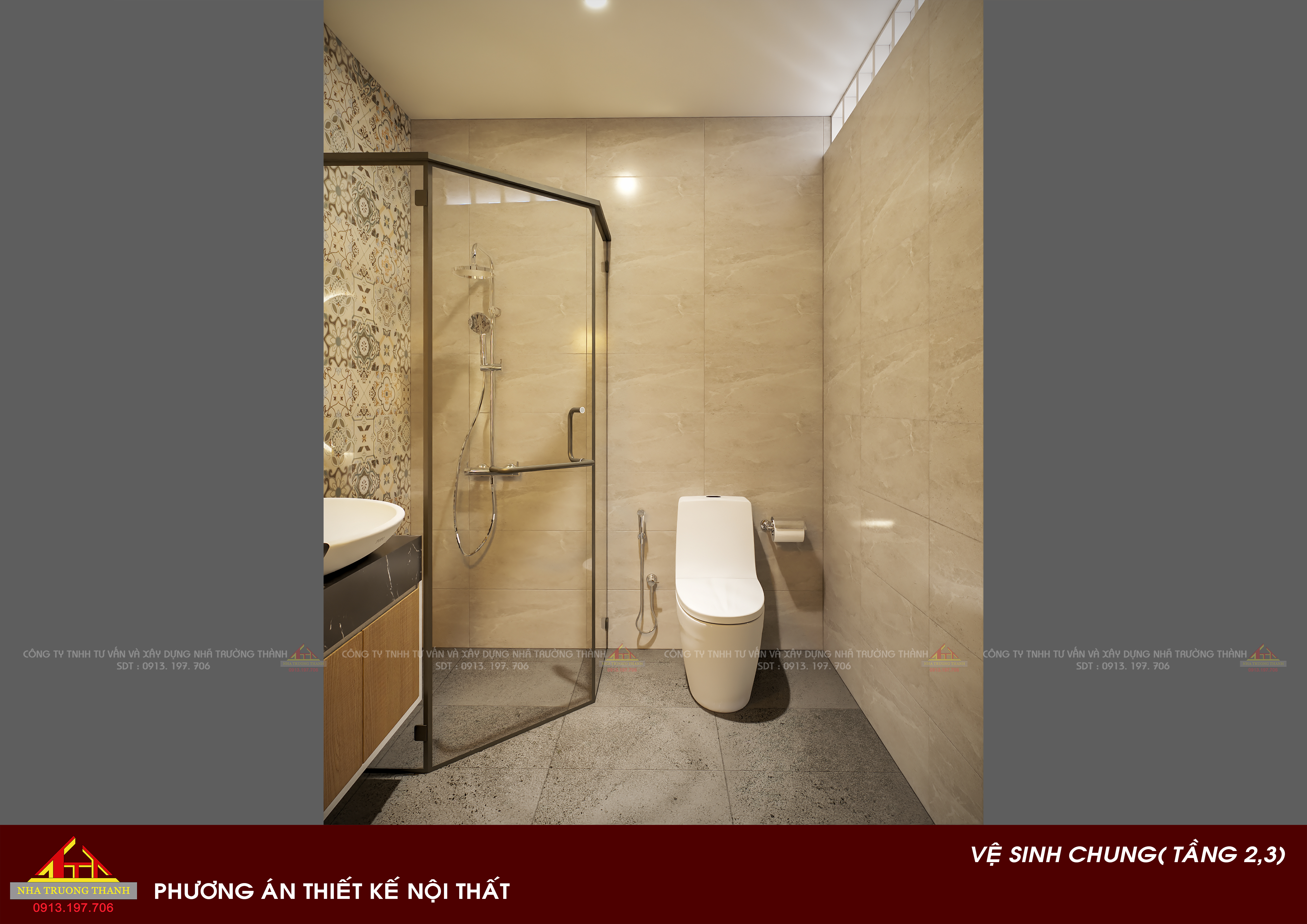 Thiết kế kiến trúc, nội thất nhà phố 2 mặt tiền-33