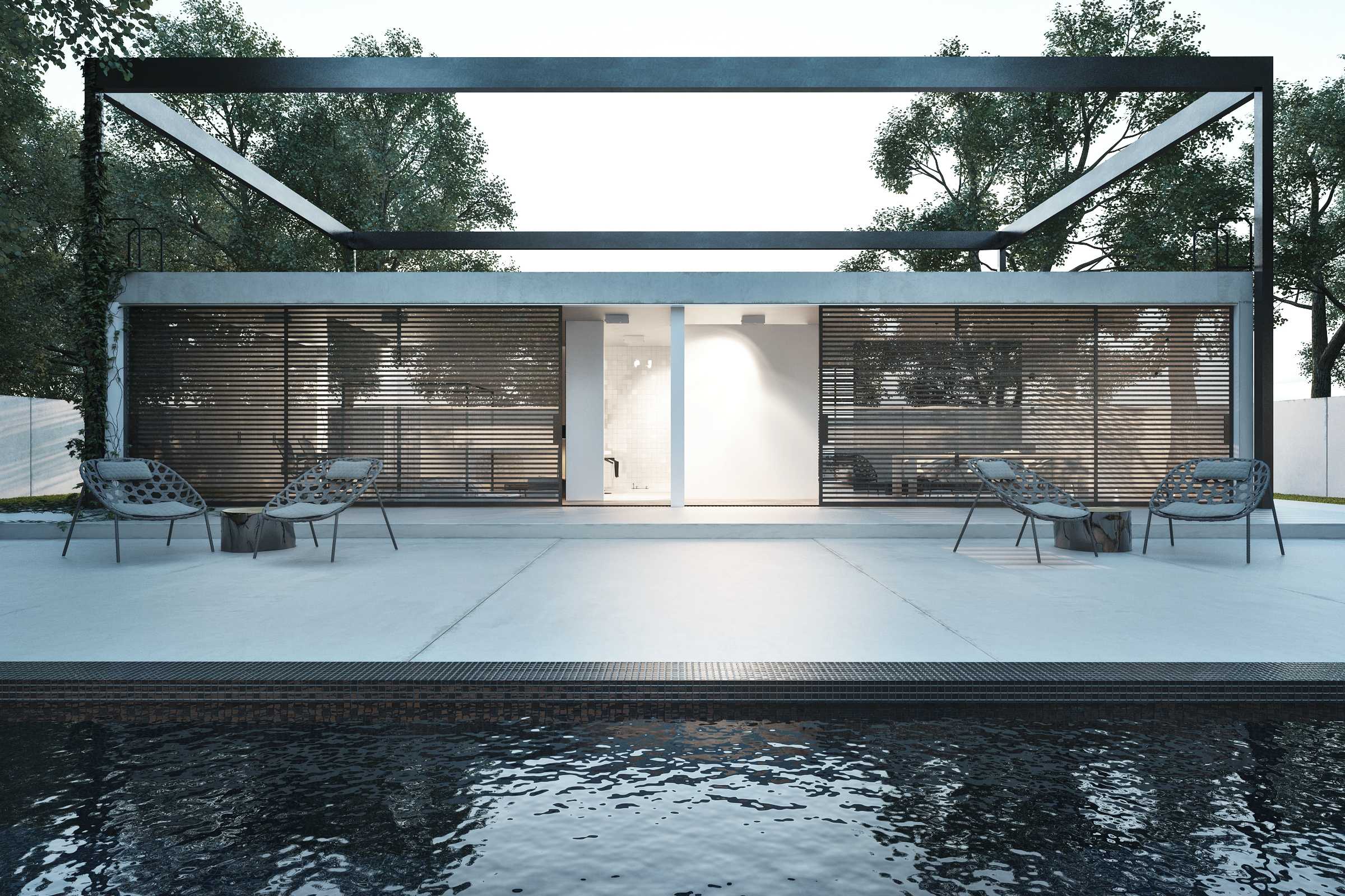 为一对年轻夫妇建造的162平方米的私人住宅项目。-24