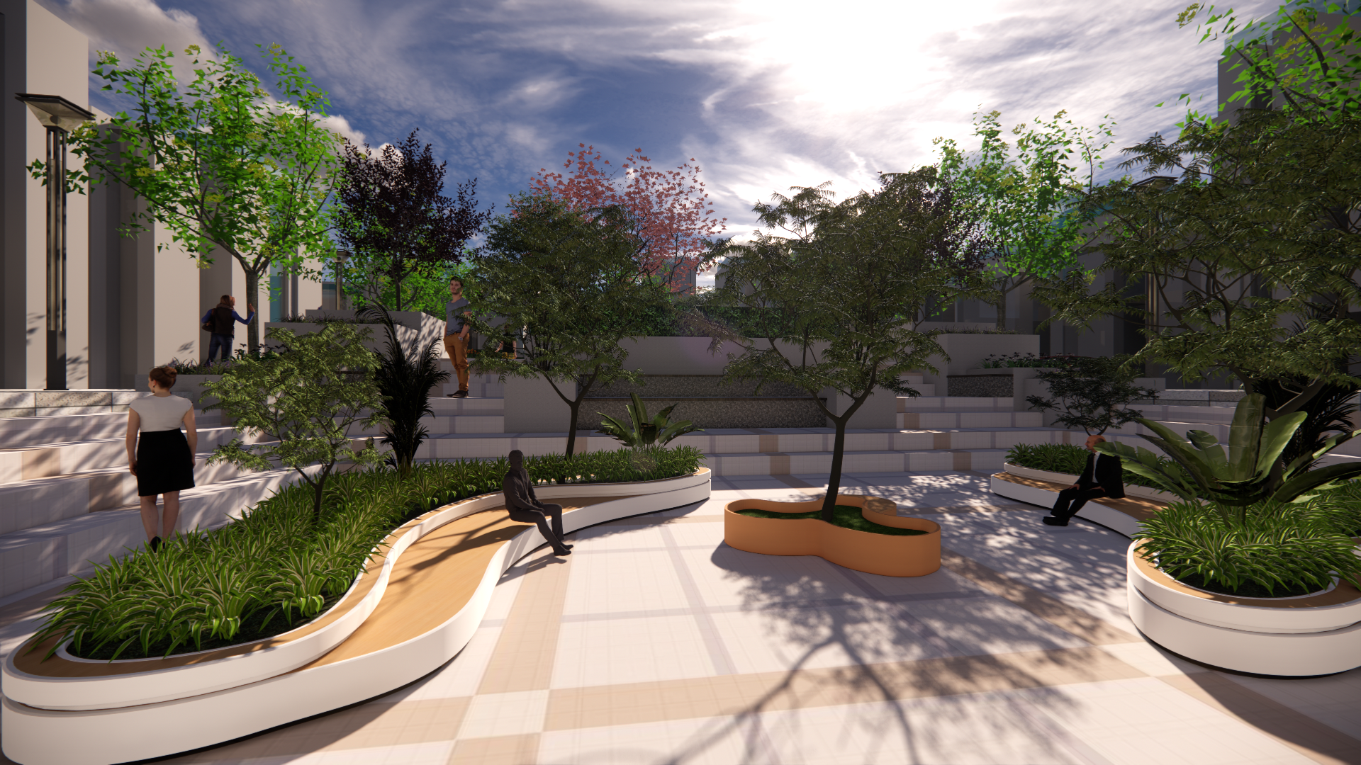 高与低的碰撞——广场公园-10