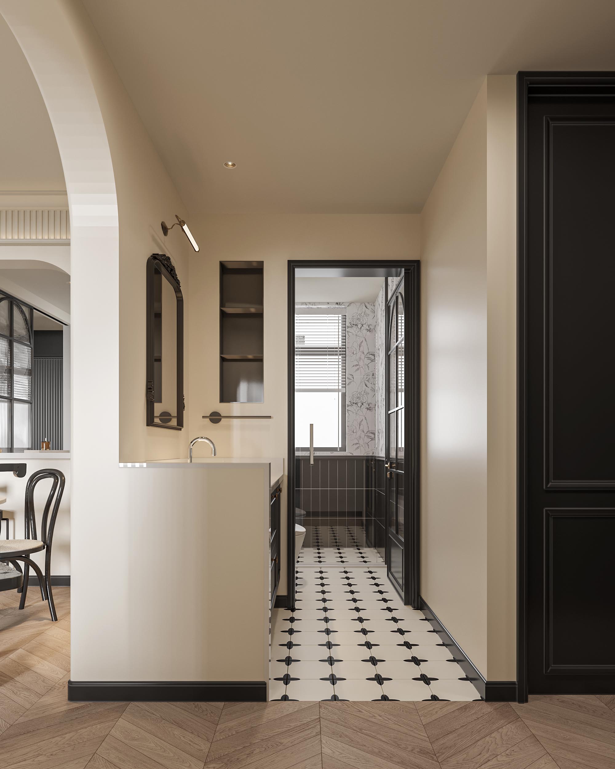 DEFIN DESIGN | 阳光汾河湾法式复古-16