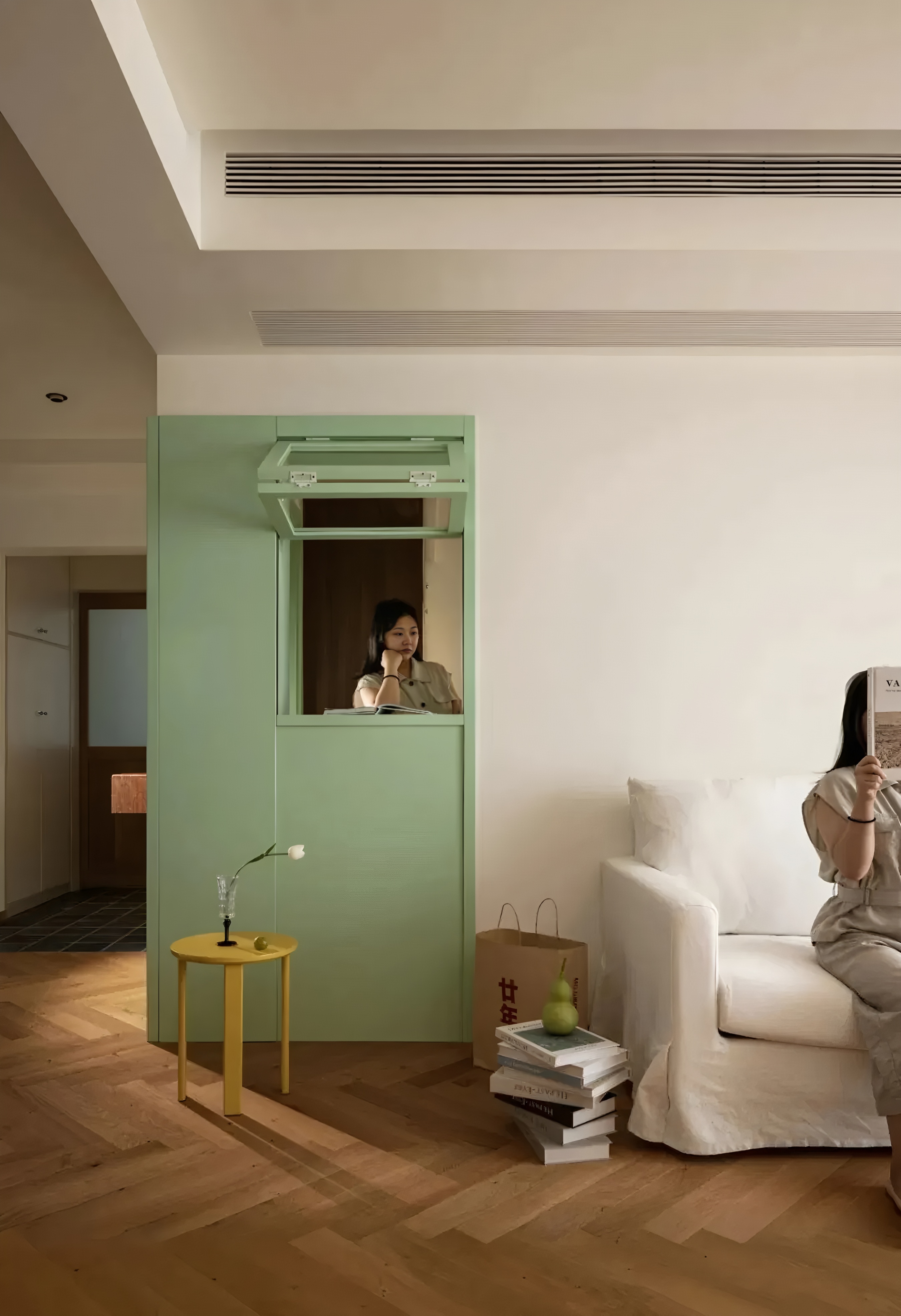 云朵之家｜藏在绿色橱窗里的记忆丨中国上海丨时隅设计-4