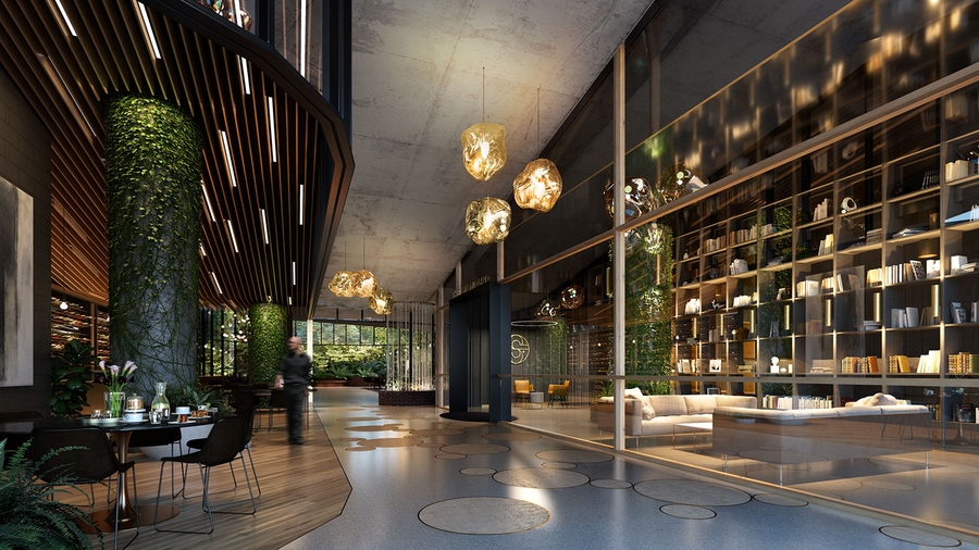 澳大利亚曲线公寓设计，自然融入城市生活-73